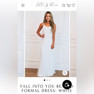 Beaded Formal Maxi Dress